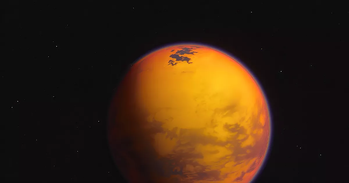 Titan Moon From Space